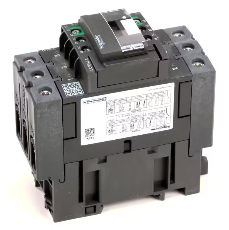 Giles LC1D40A, 2F18403, Contactor, 208V, 60A, 3 Pole, Square-Vat Banked Fryers