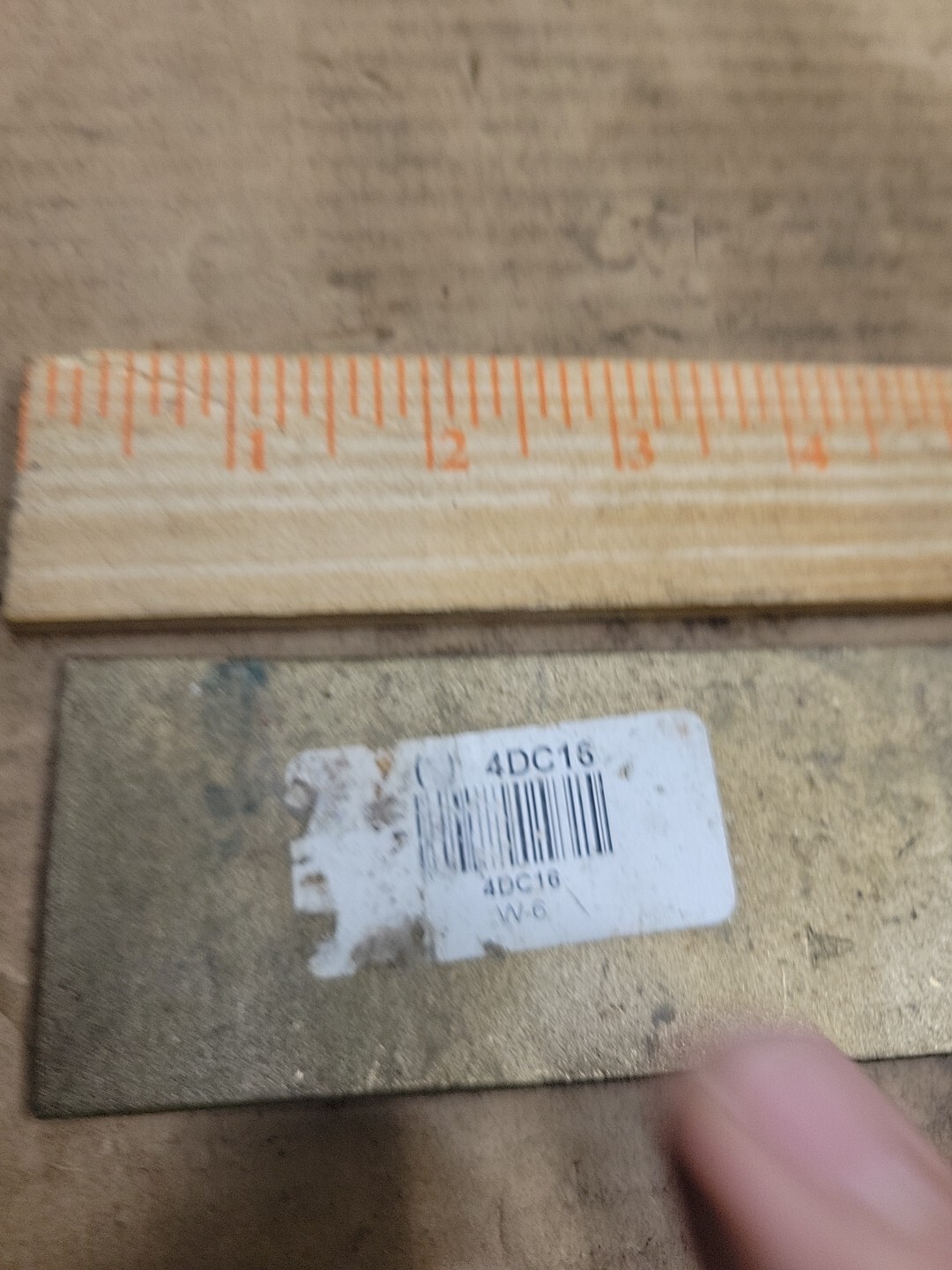 Qty: 1 Ampco 4DC16 Non-Sparking Flange Wedge 7 X 2 in X 3/4 in
