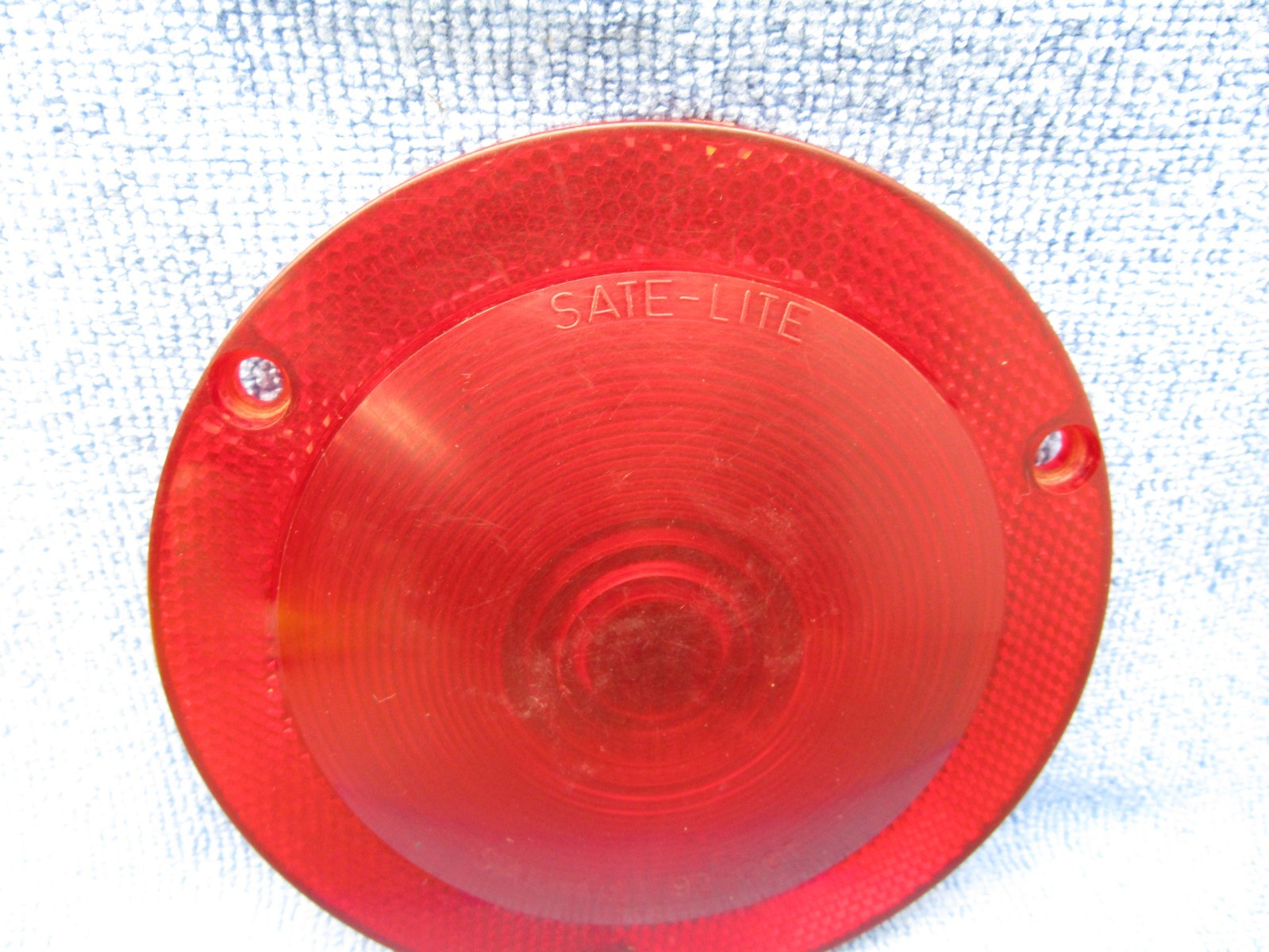 SATE-LITE 169 RED Tail Light Lamp Lens 5-1/8″ SAE-AIST-92-DOT