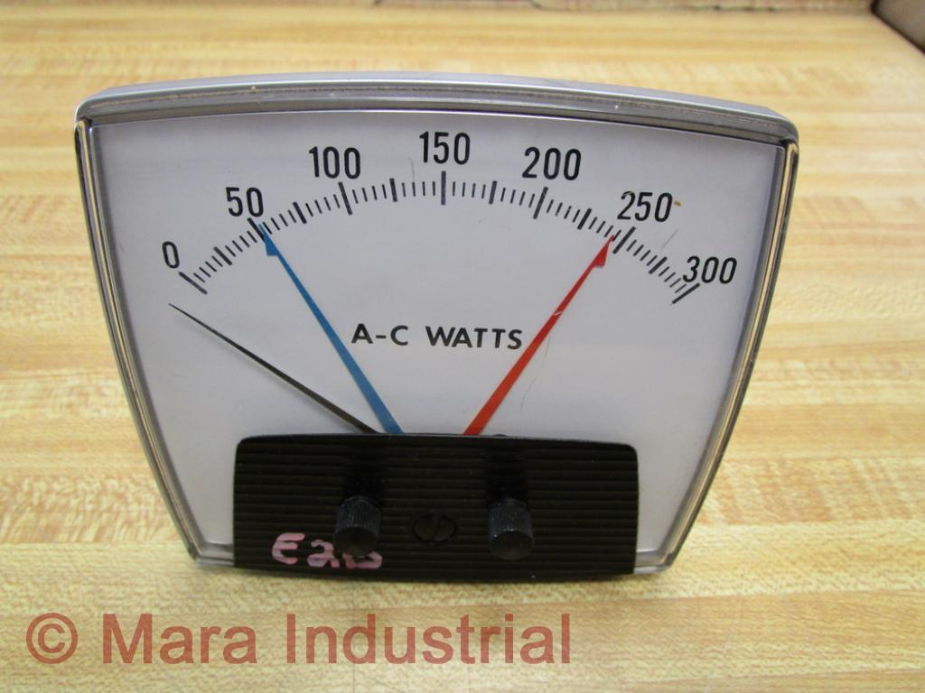 General Electric V430-FAXX-00 A-C Watts Meter 1954 0-300