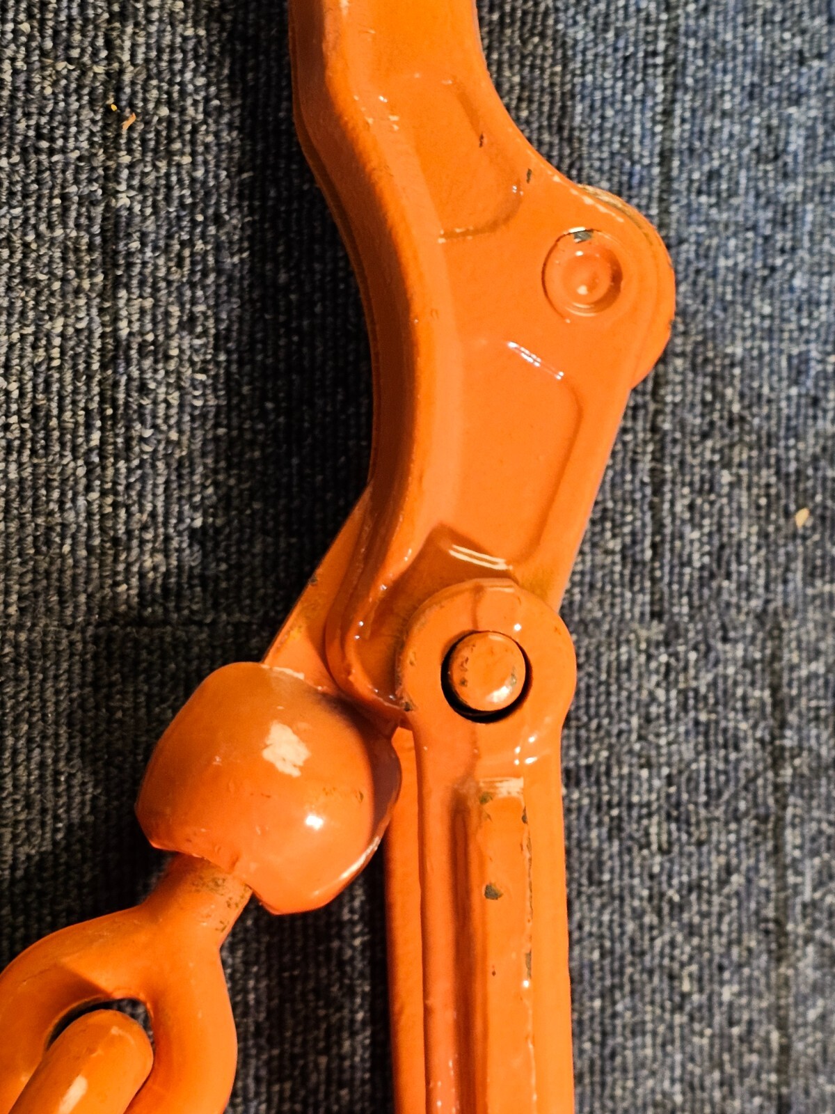 Koch Industries 3/8″ to 1/2″ Lever Load Binder Forged Steel Powder Coated Orange