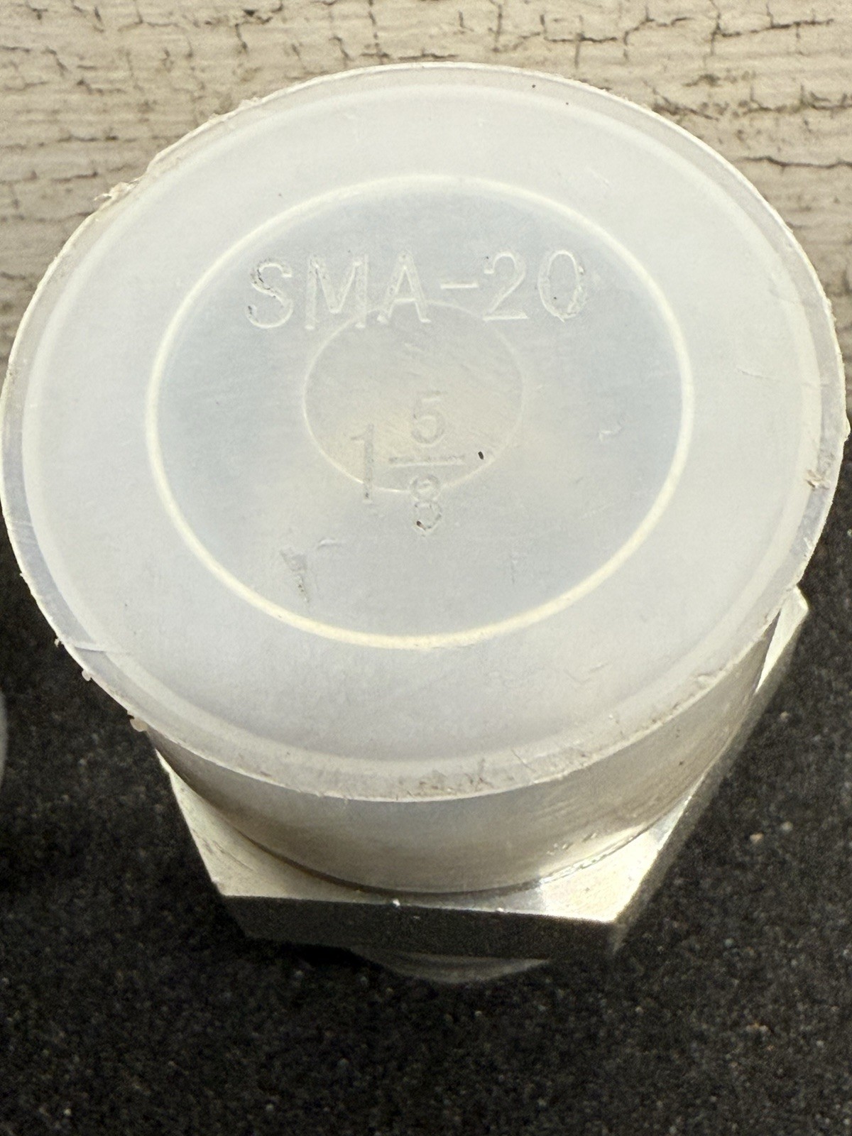 Lot of 2 Connector SMA-20 1-5/8″ X SMA-16 1-5/16 New