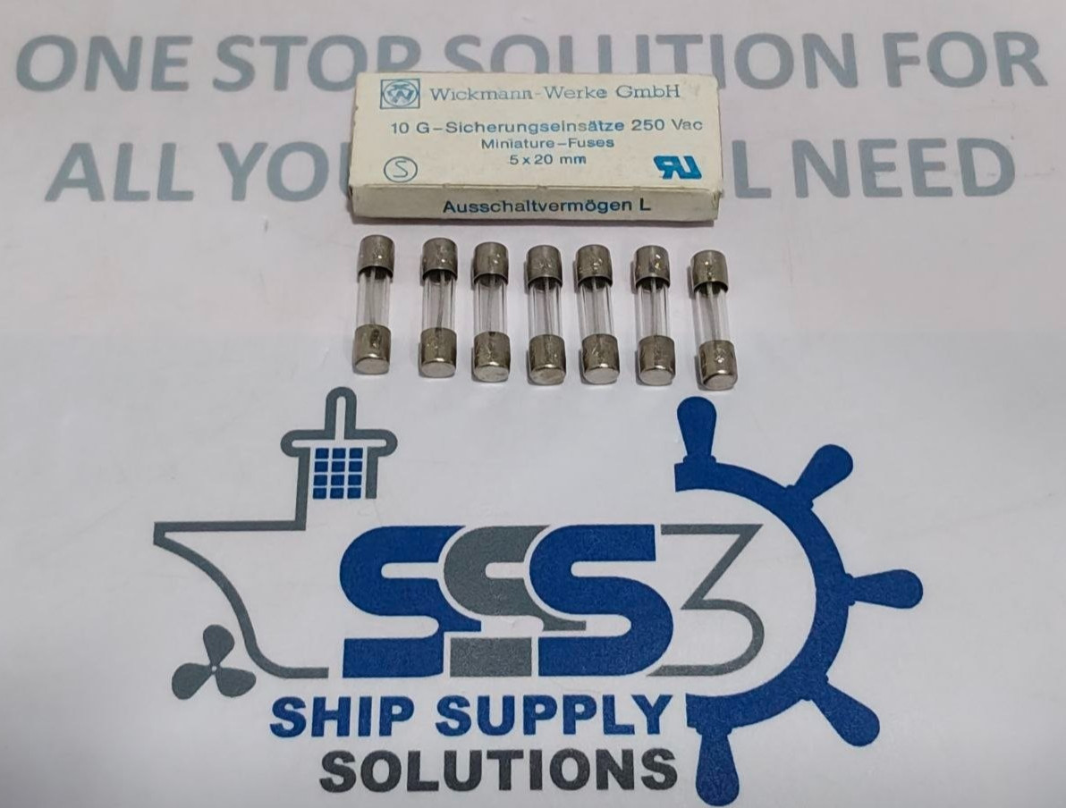 Wickmann-Werke T1L250 Miniature-Fuses 1A 507-0561 250VAC 5x20mm (Lot of 7 pcs)