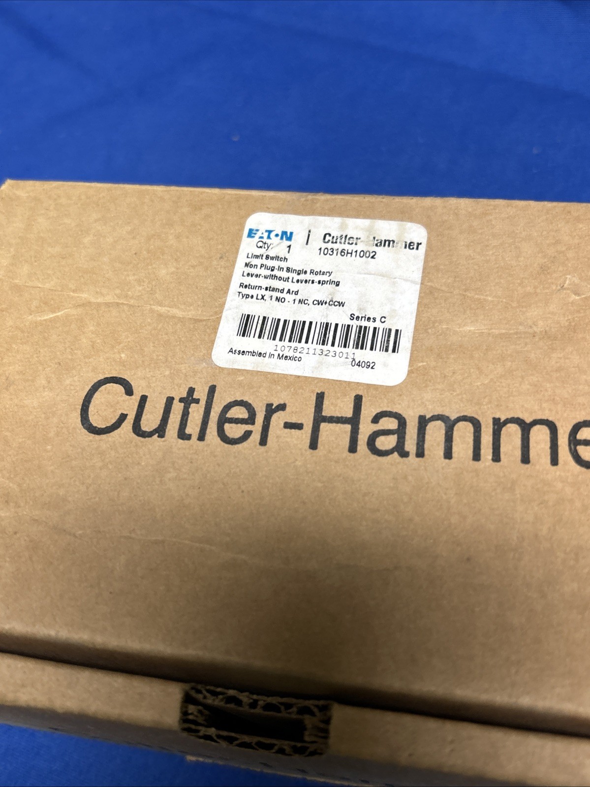 New Eaton Cutter Hammer 10316h1002 Heavy Duty Hazardous Limit Switch 600v