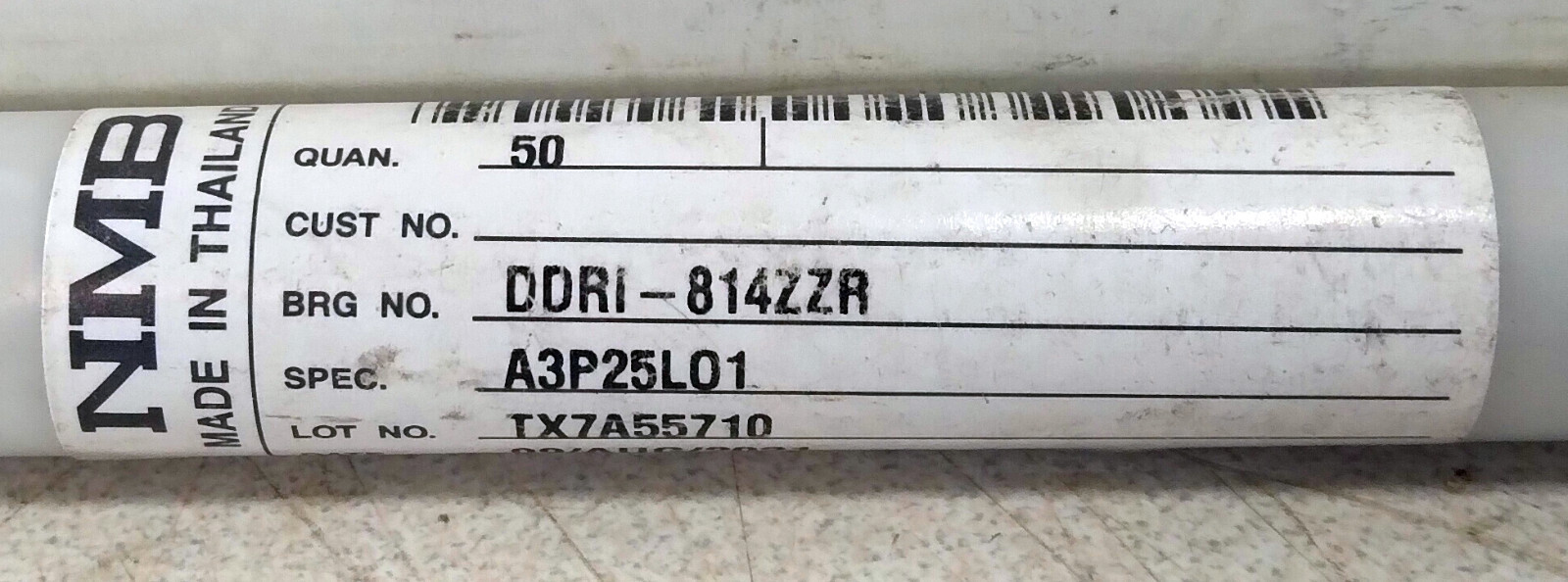 50 NEW NMB DDRI-814ZZR STEEL SHEILDED RADIAL BALL BEARINGS NIT ***MAKE OFFER***