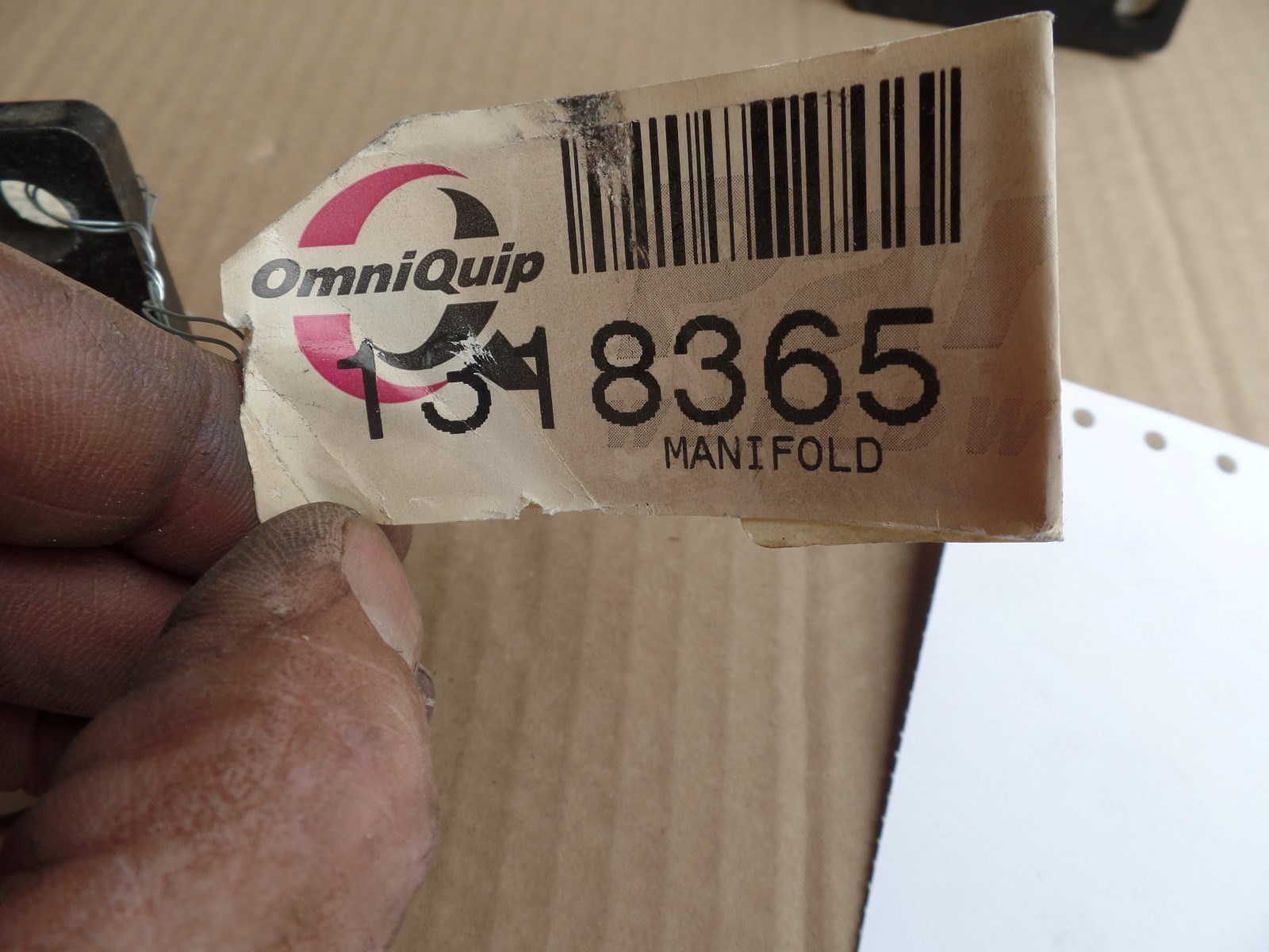 MINI EXCAVATOR EXHAUST MANIFOLD ASSEMBLY 1318365, OMNIQUIP, N.O.S