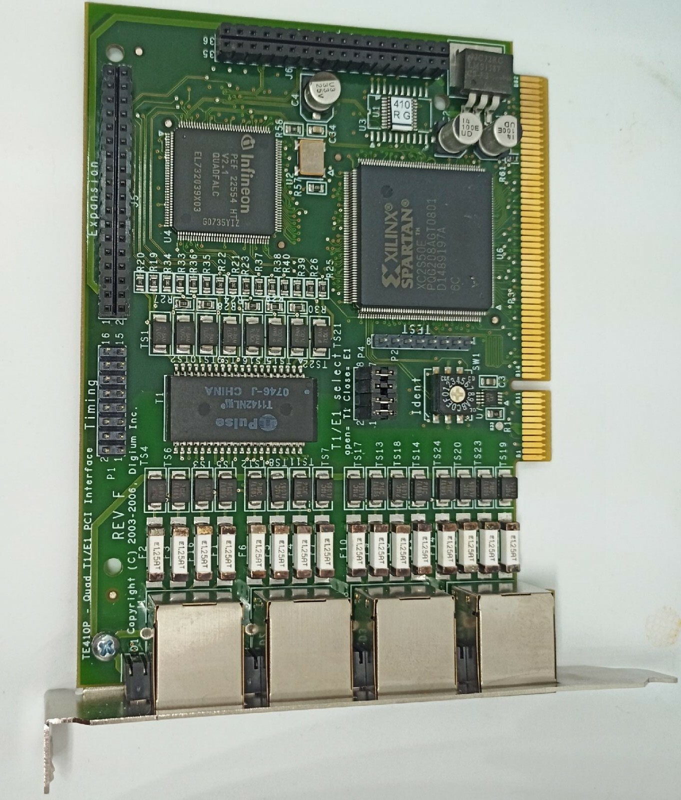 Digium TE410P-Quad T1/E1 PCI Interface Used sangoma asterisk
