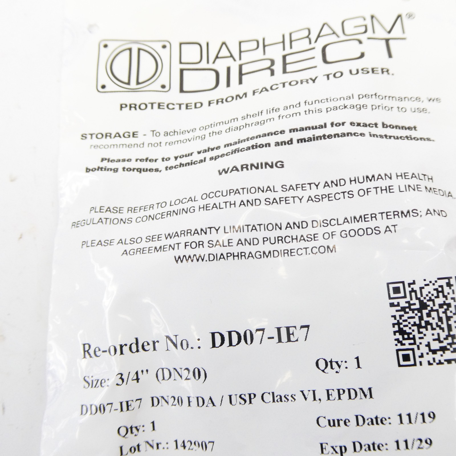 DIAPHRAGM DIRECT DD07-IE7 NSMP