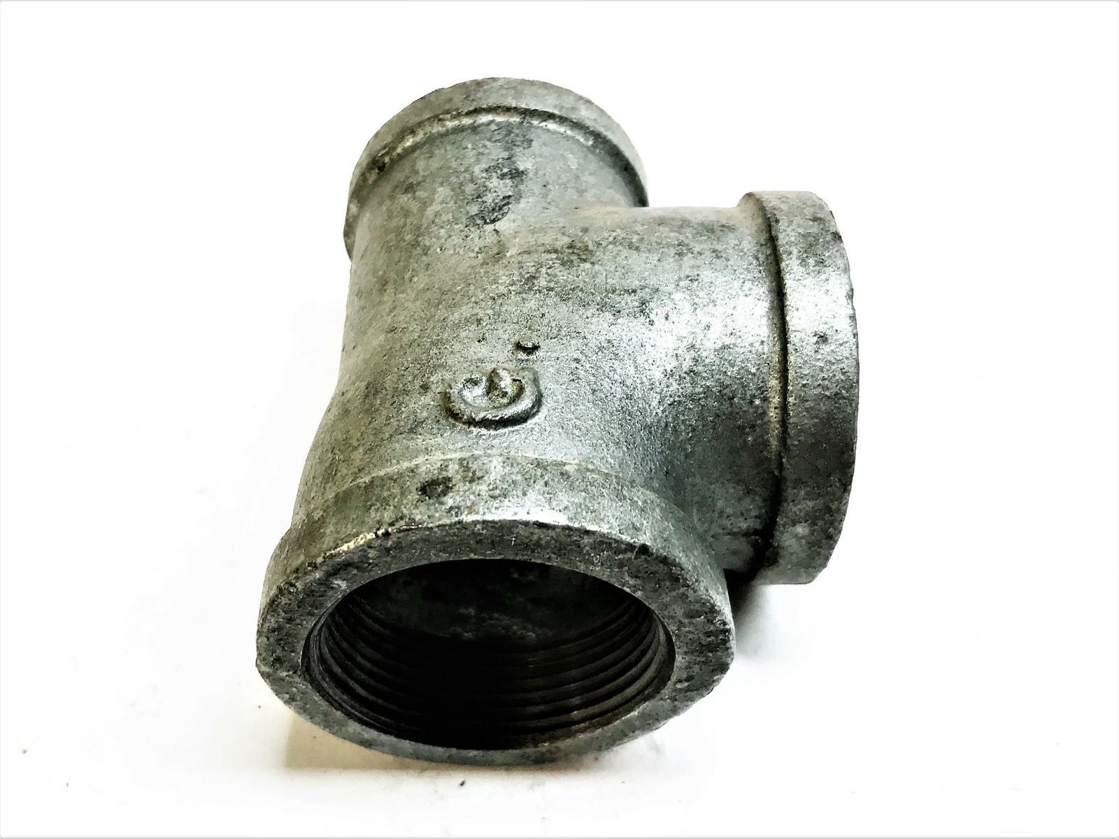 Unbranded Galvanized 1-1/2″ x 1-3/4″ x 1-3/4″ Tee Coupling [Lot of 2] NOS
