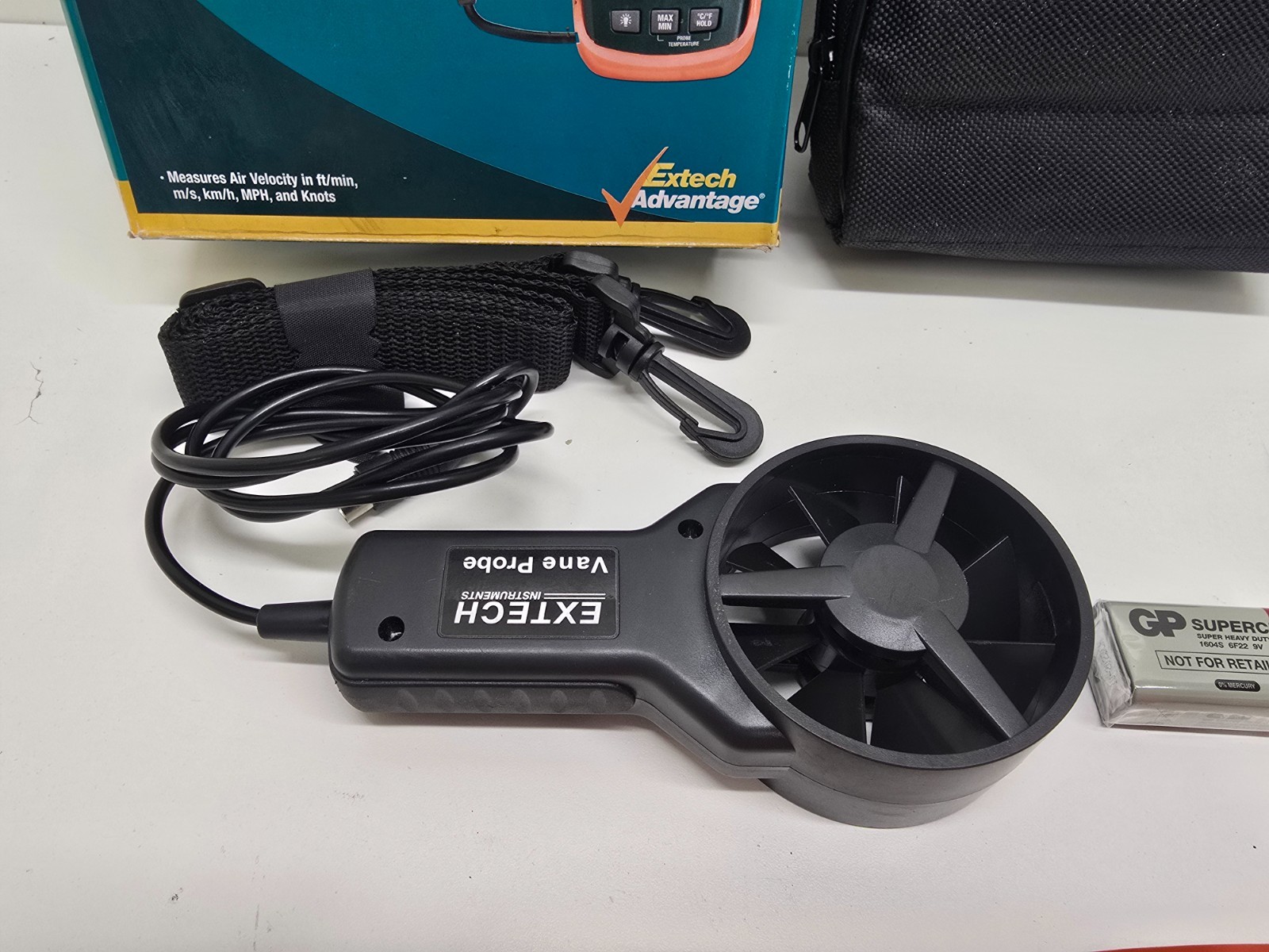 NEW IN BOX! EXTECH THERMO-ANEMOMETER AN100
