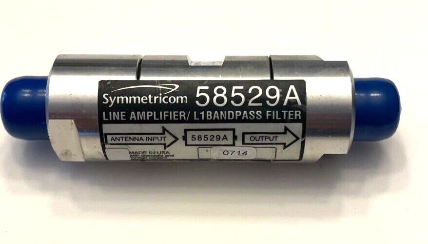 SYMMETRICOM 58529A LINE AMPLIFIER-L1BANDPASS FILTER