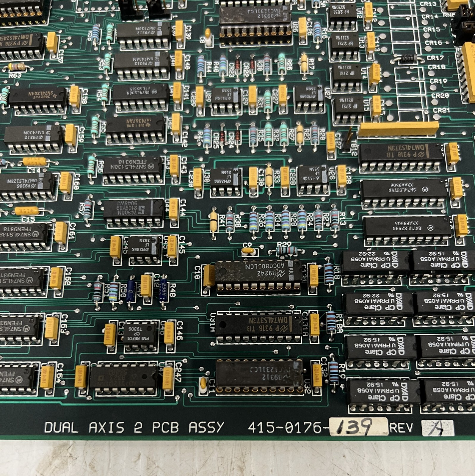 HURCO #415-0176-139 REV. A DUAL AXIS 2 PCB ASSY CIRCUIT BOARD