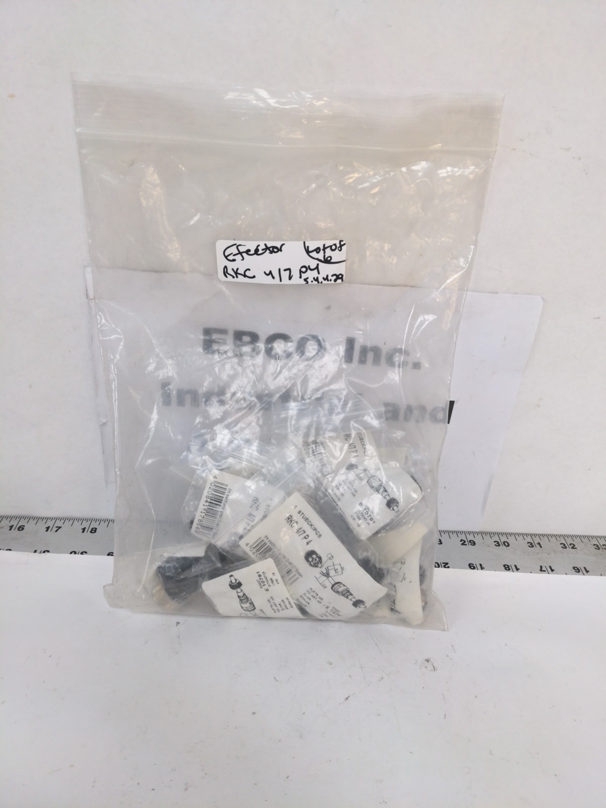 IFM ELECTRONIC EFECTOR RKC 4/7 P4 CONNECTOR, LOT OF 10