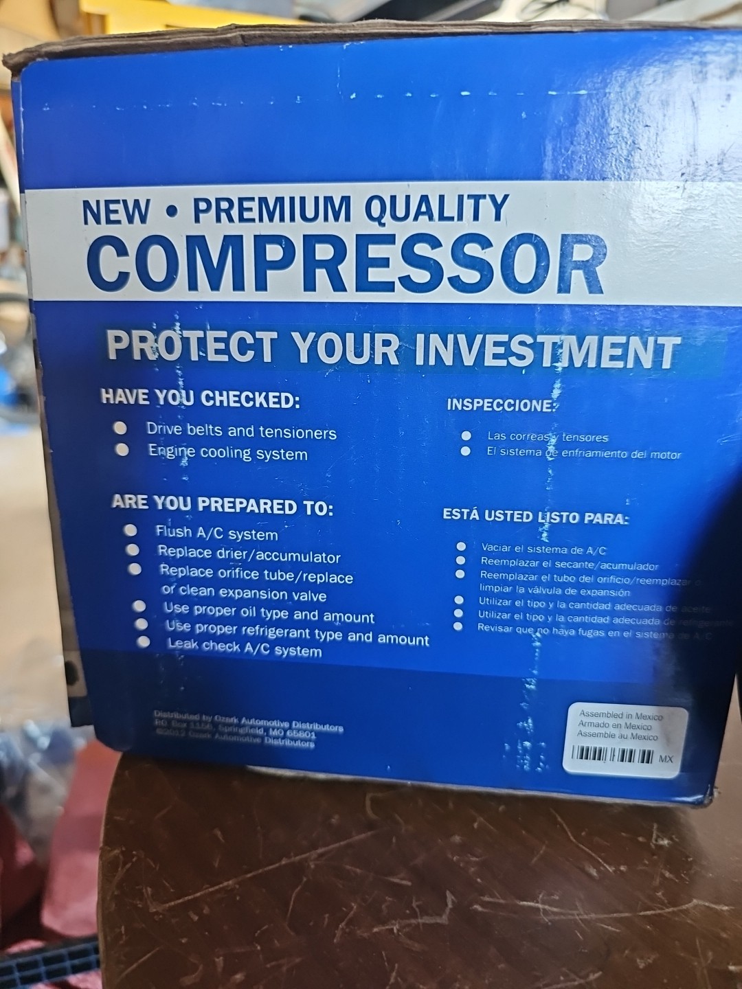 MURRAY 68182 A/C COMPRESSOR OPEN BOX