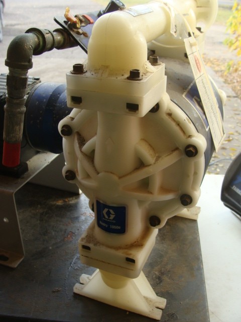 GRACO HUSKY 1050e DIAPHRAGM PUMP 650035 1050P-EA04BP2SPSPSPPT W/R27FAM56 GEARBOX