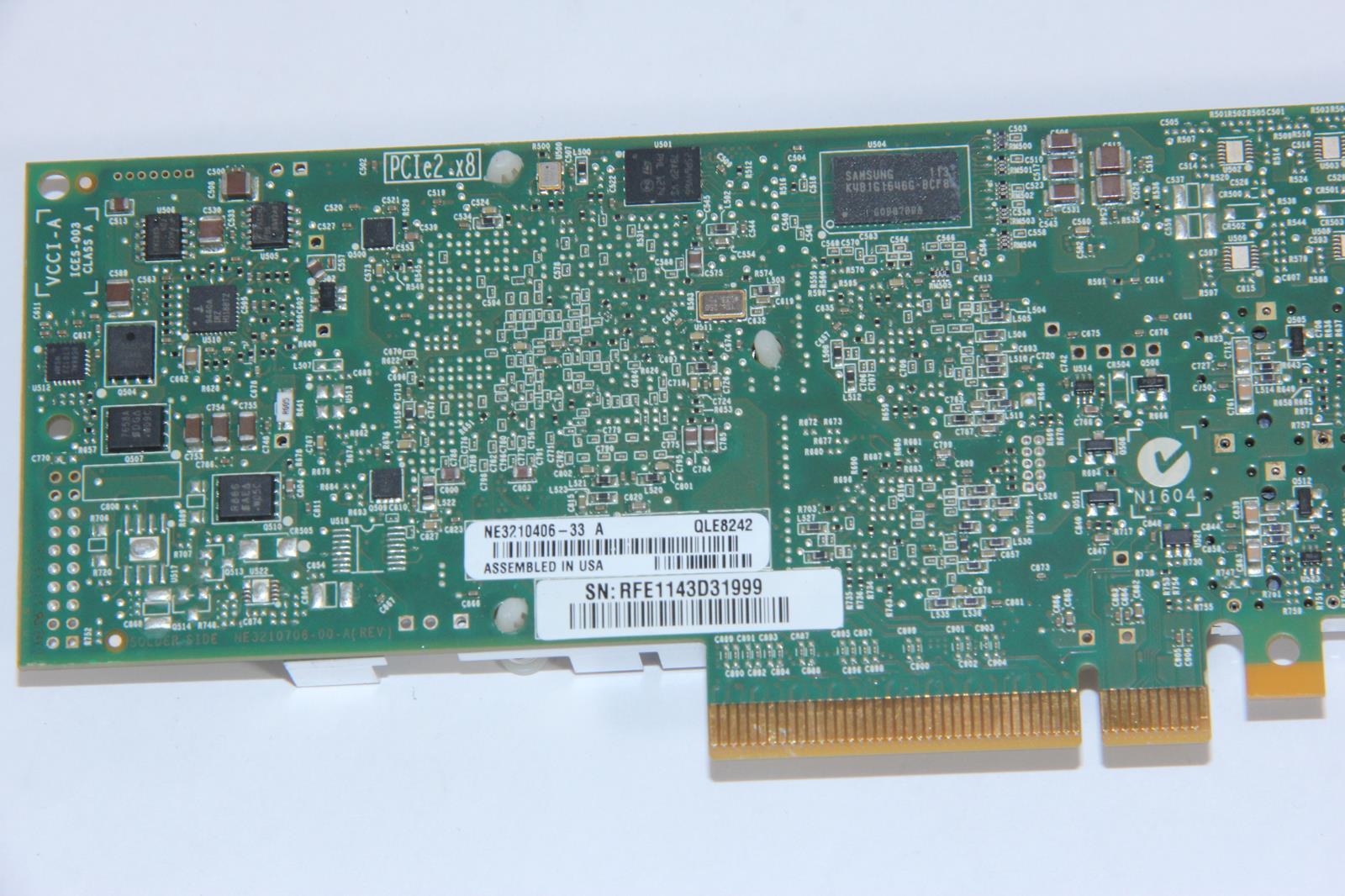 QLOGIC QLE8242 NE3210406-33 10G SFP+ Dual Port Network Adapter