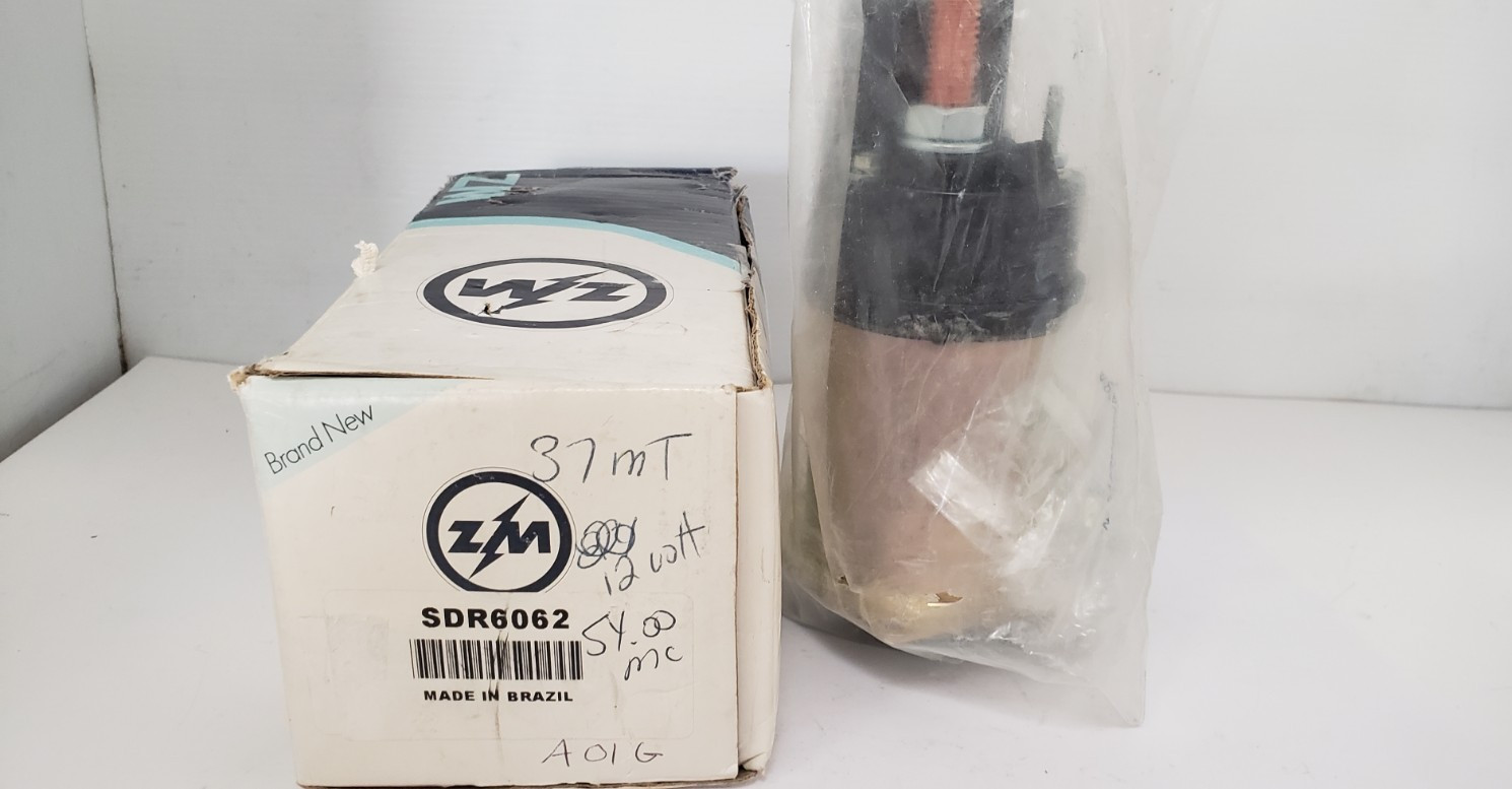ZM SDR6062 (645612V) SOLENOID, 12 VOLT, 4 TERMINALS (FACTORY SEALED) NIB