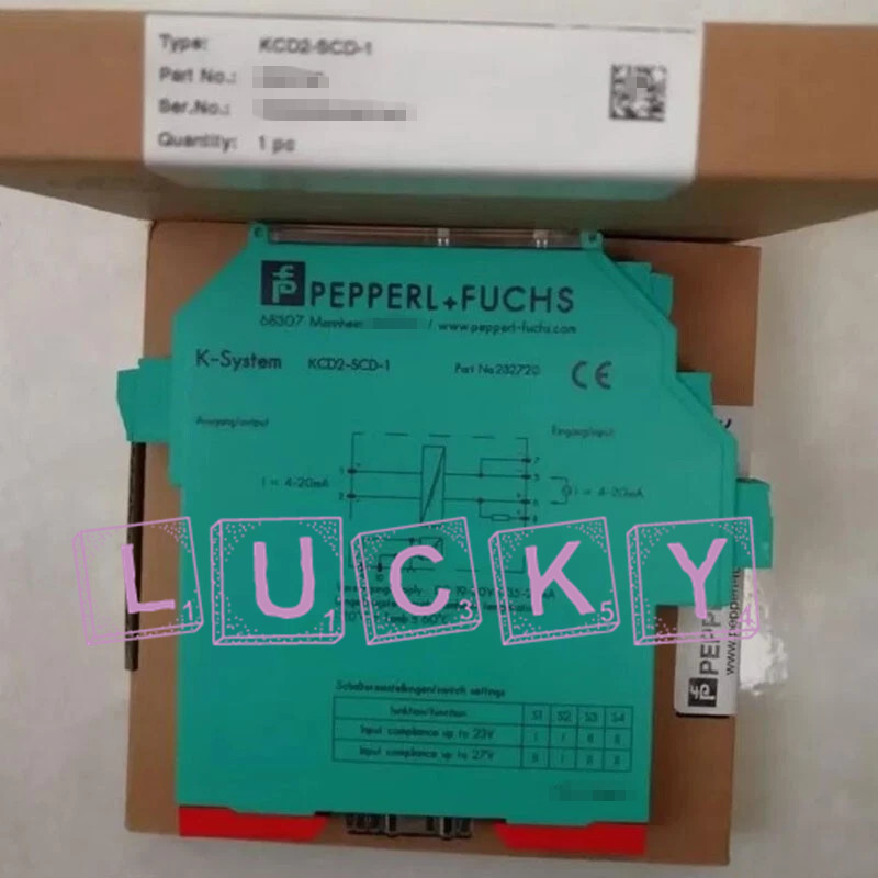 Qty:1 NEW FOR PEPPERL+FUCHS KCD2-SCD-1 Safety Barrier