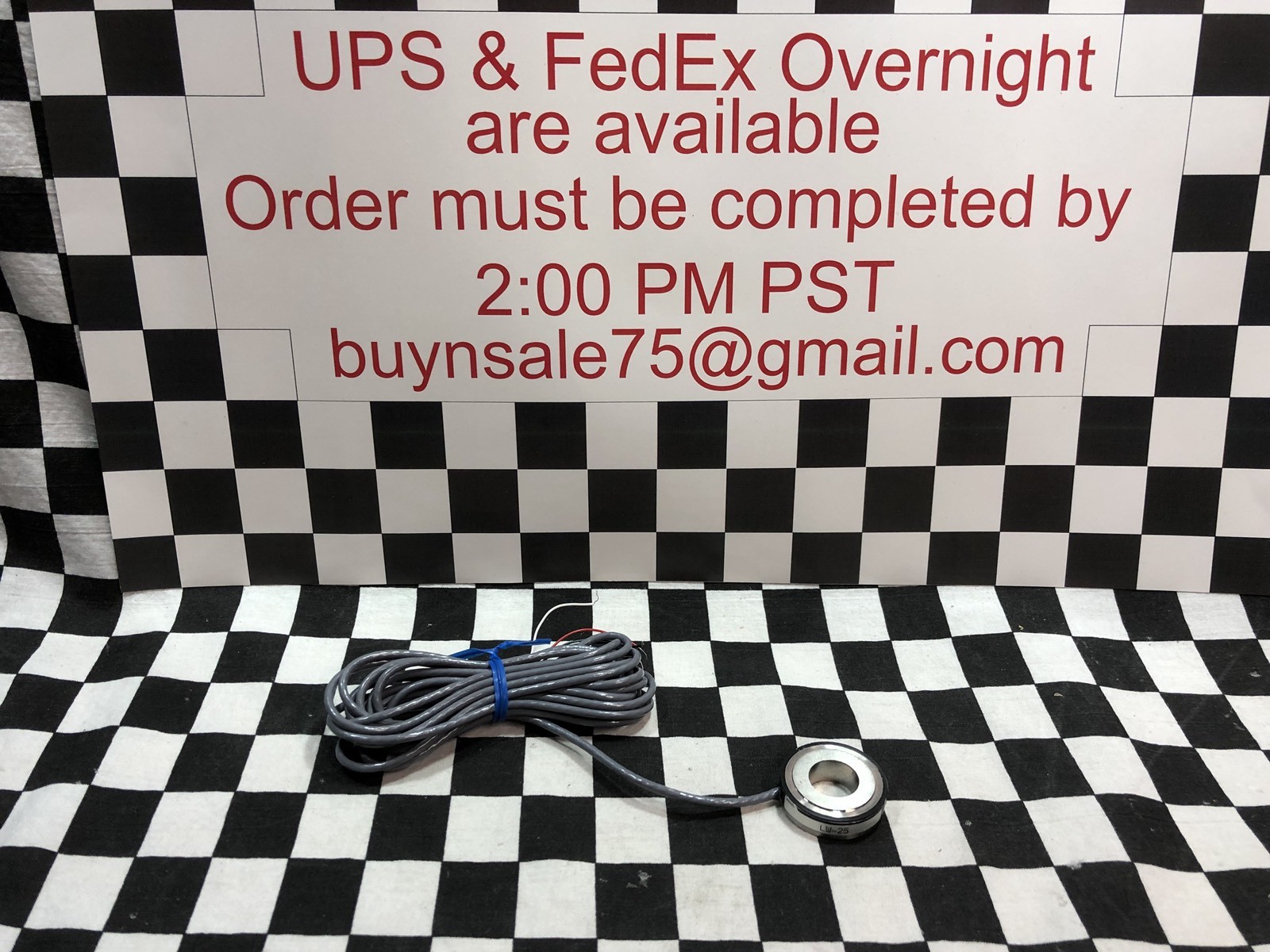 Transducer Techniques LW-25, Compression Calibration 25,000 lb, LW0-25 #1219C6