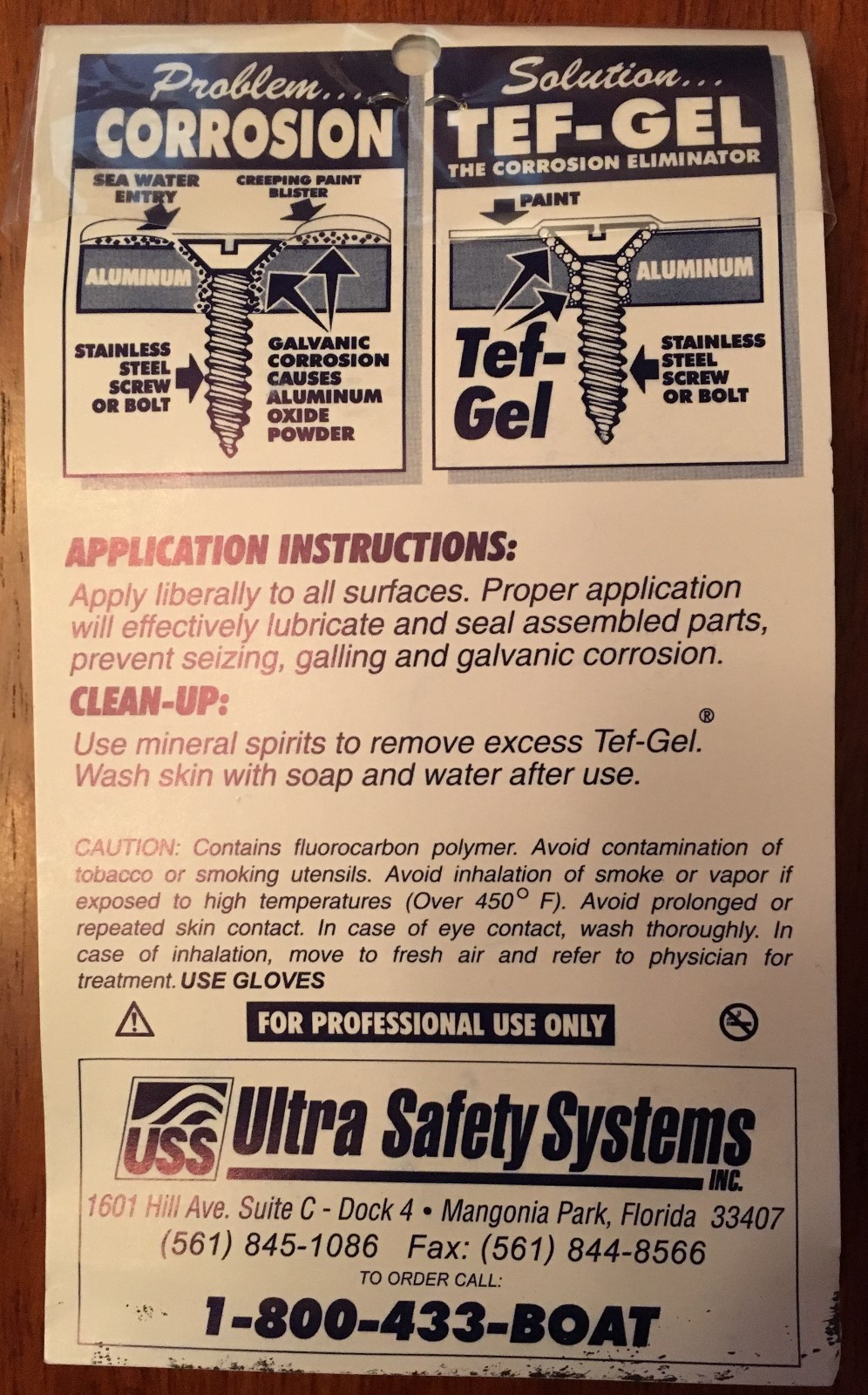 Tef-Gel, TefGel The Corrosion Eliminator 20cc Syringe