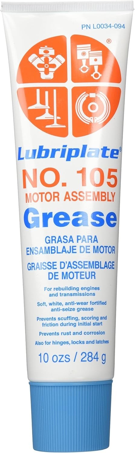 6x Lubriplate L0034-094 No. 105 Motor Assembly Grease, 10 oz Free Shipping
