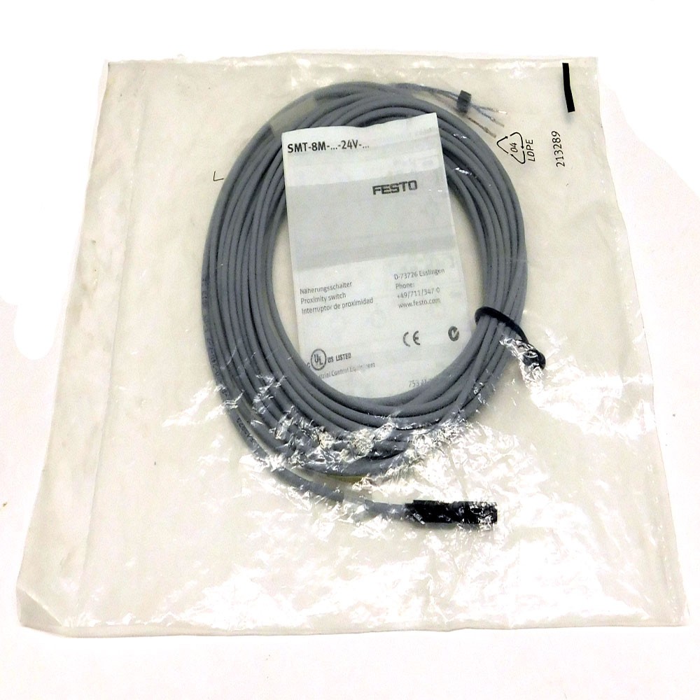NEW Festo SMT-8M-…-24V Magneto Resistive Proximity Sensor for T-Slot 24VDC