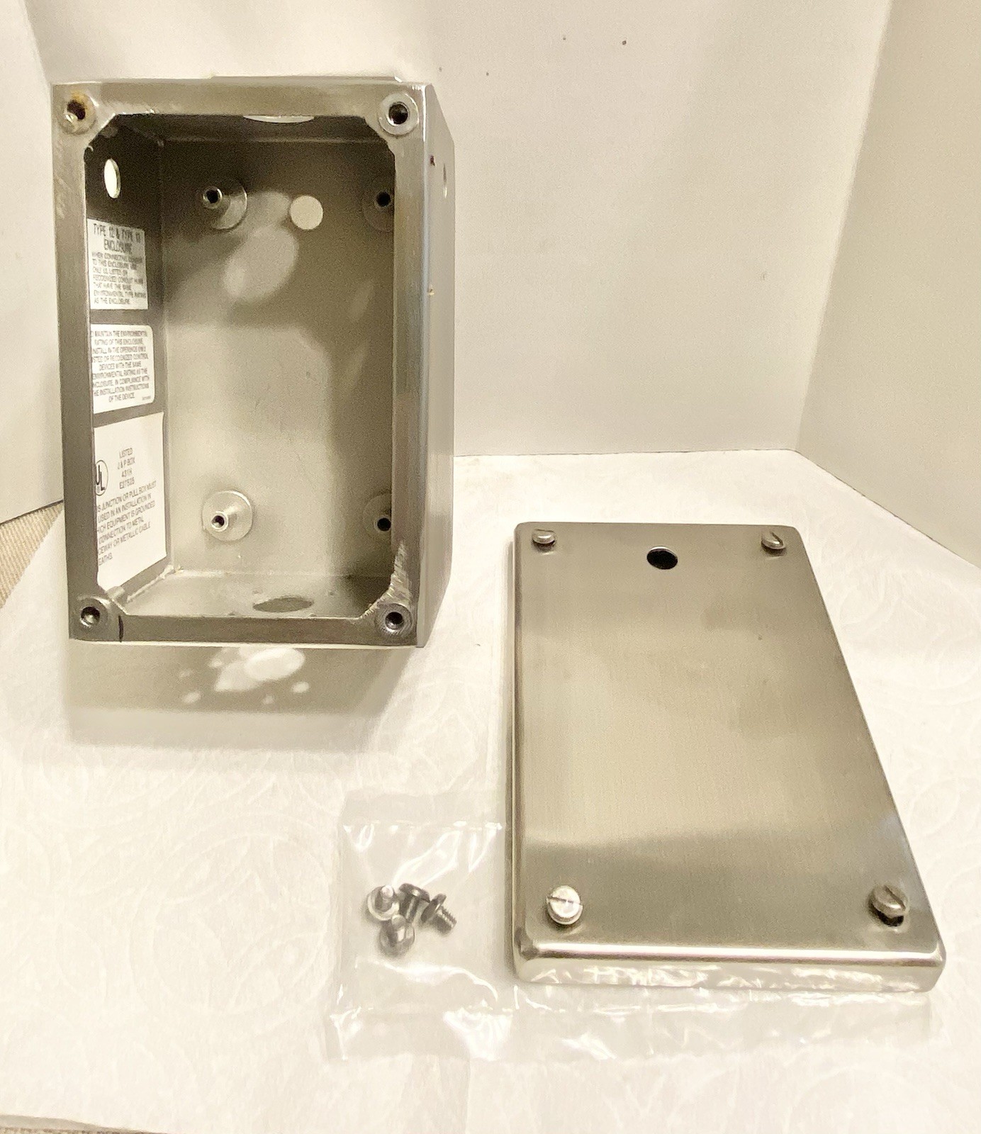 Hoffman stainless steel J & P 431H E27525 type 12 & Type 13 Junction Box