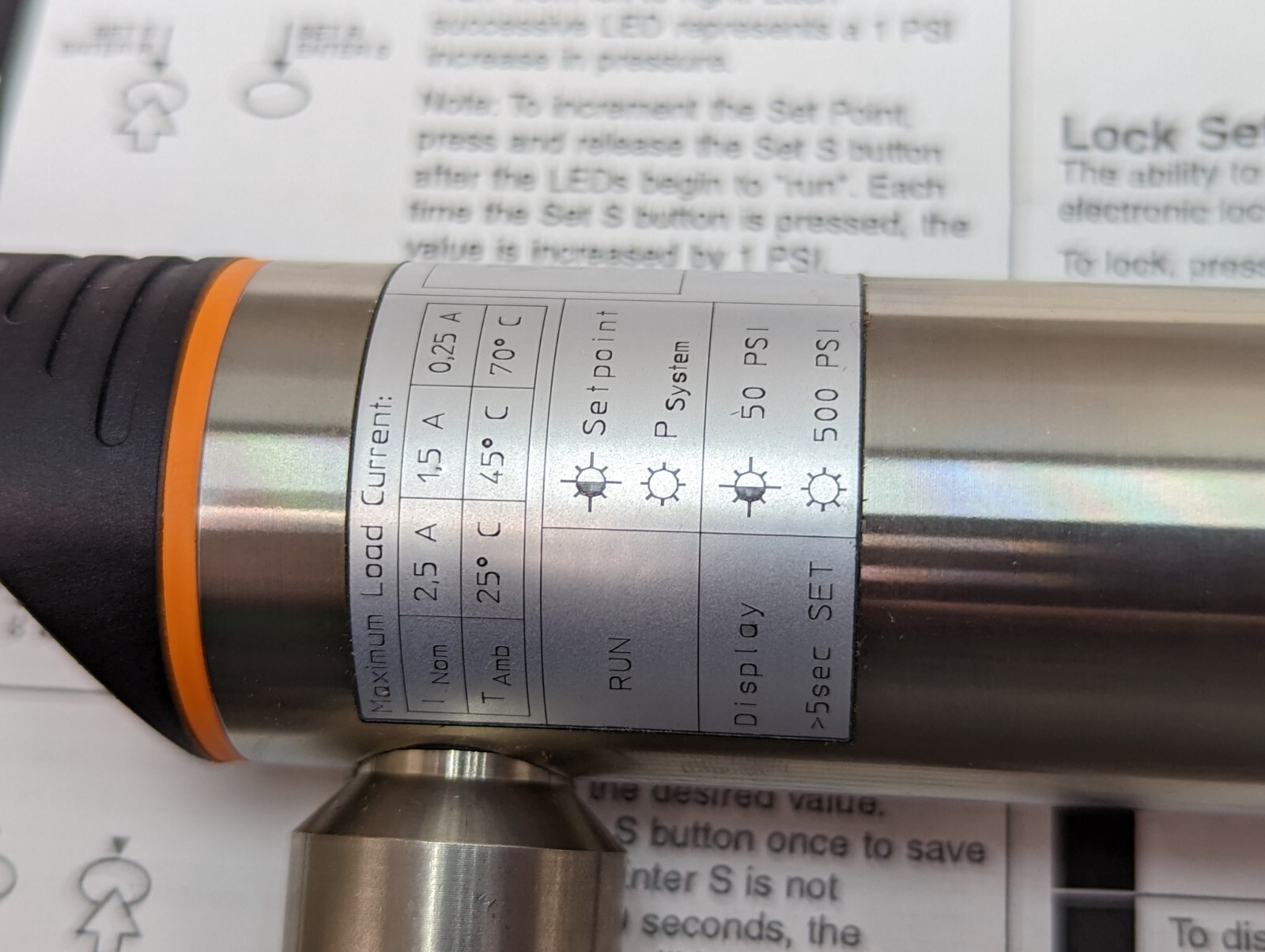 IFM Efector PB4214 Electronic Pressure Sensor NEW [OF47]