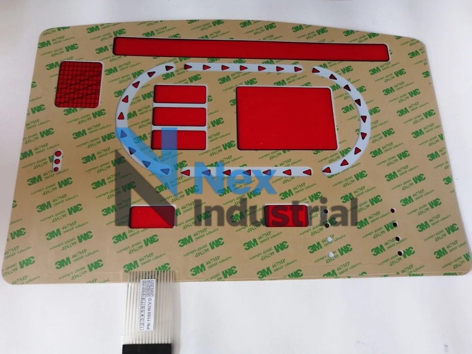 Keypad STAR TRAC 7532 7632 7600 Treadmill Button Panel Control Membrane Switch