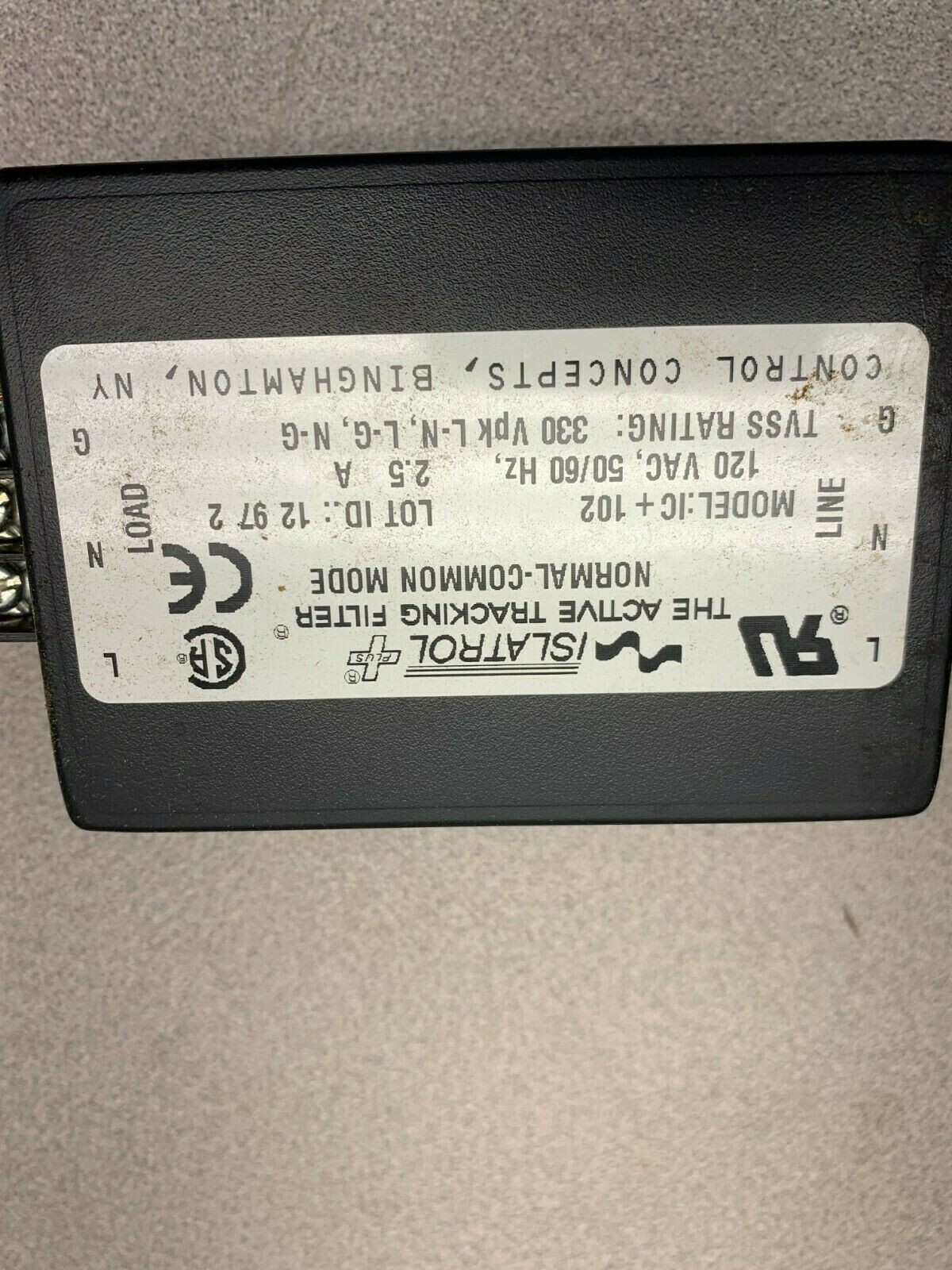 USED ISCATROL TRACKING FILTER IC+102