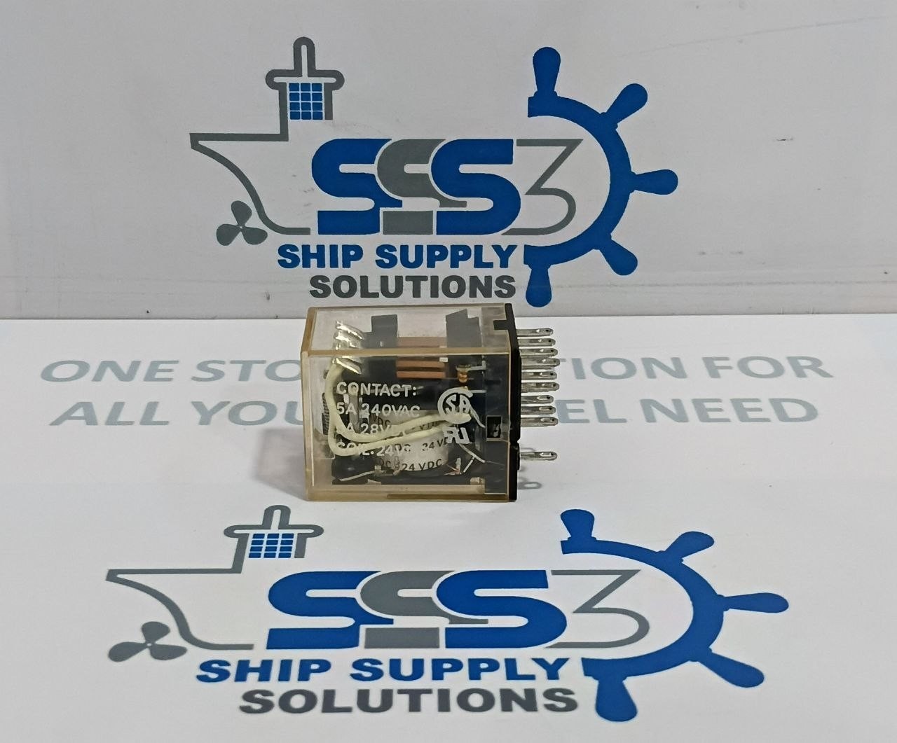 Omron MY4N-D2 Auxiliary Relay Coil Volt. 24VDC, 5A 240VAC 5A 28VDC (Unused New)