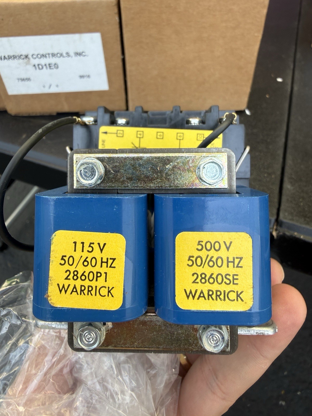 Charles F. Warrick Type 1D1E0 Electrode Relay Control – 115V / 500V Secondary