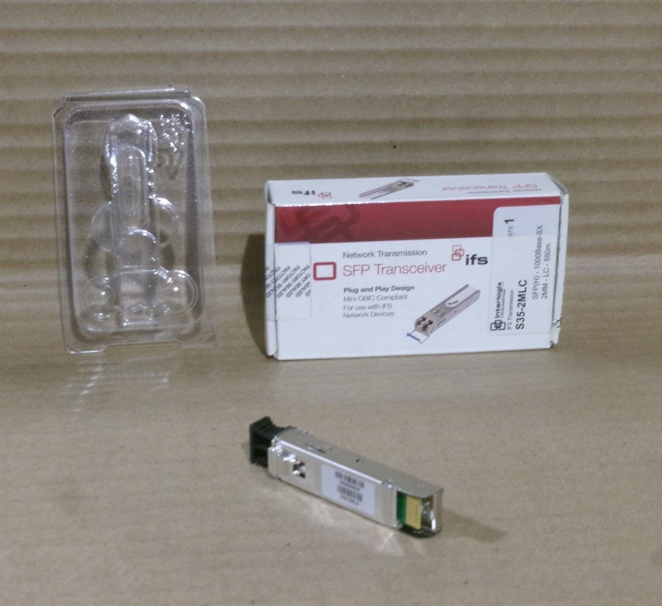 New Interlogix S35-2MLC SFP Transceiver Plug/Play Design Mini-GBIC Complaint AK