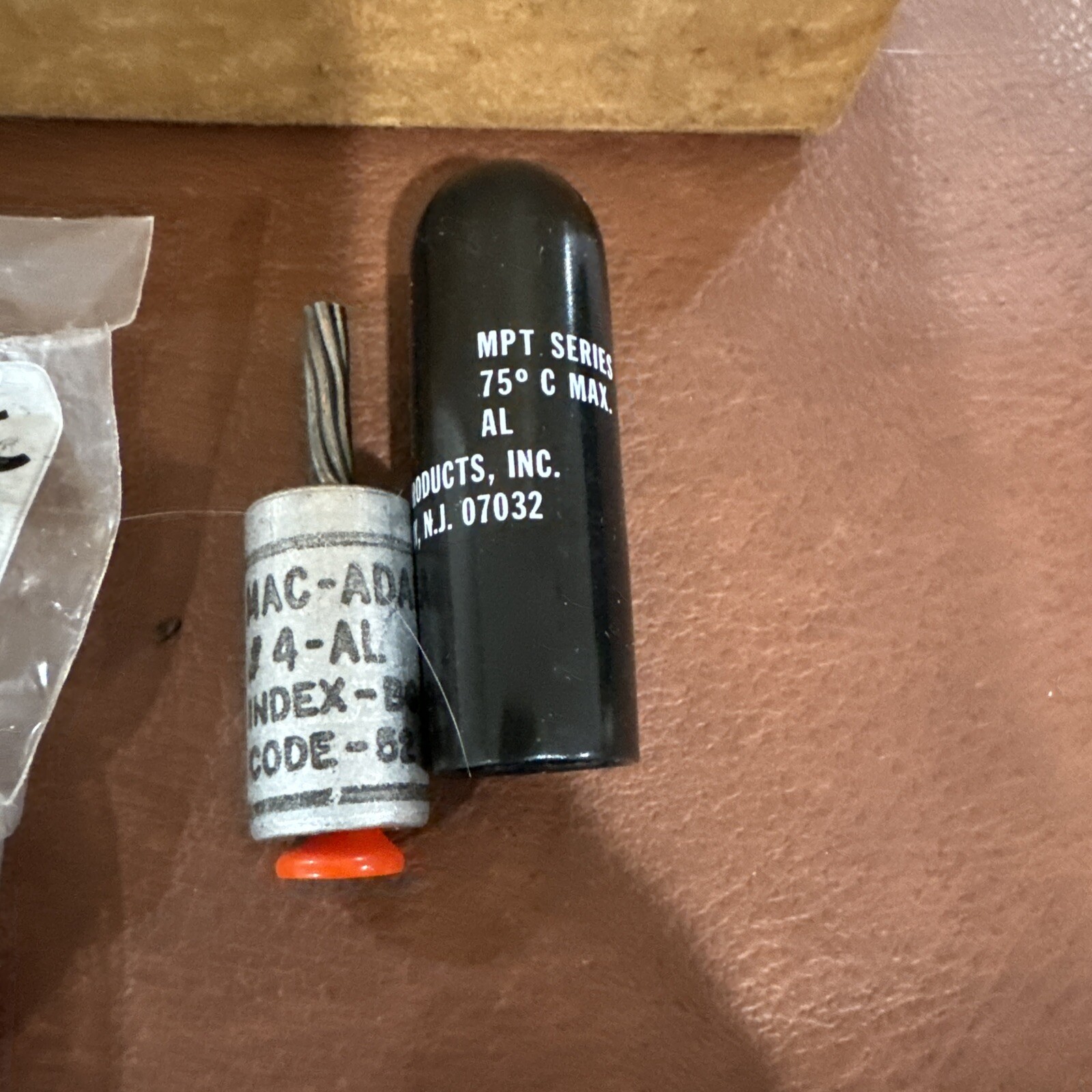 50x Mac Adapt MPT-4 #4-AL INDEX-BG 3 Crimp Code 52 Pigtail Compress Adapter JB-6