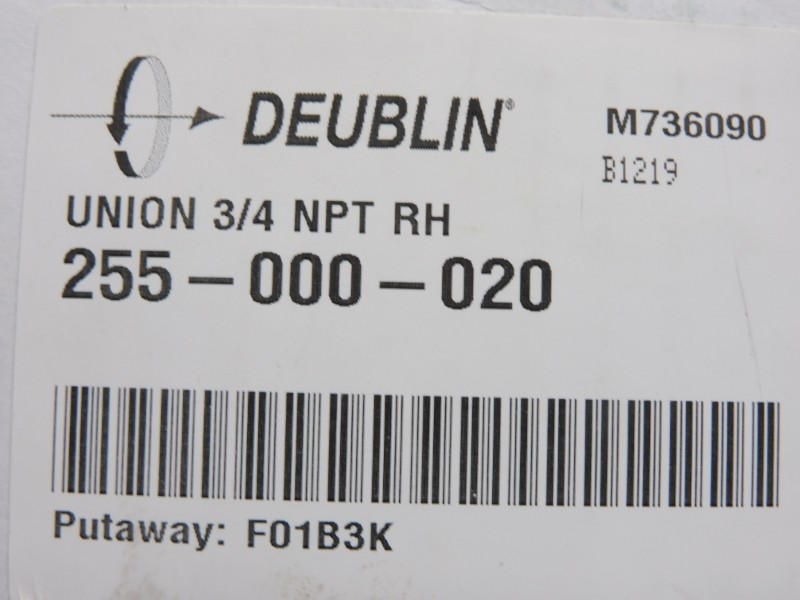 DEUBLIN 255-000-020 3/4″ (AS PICTURED) NSMP