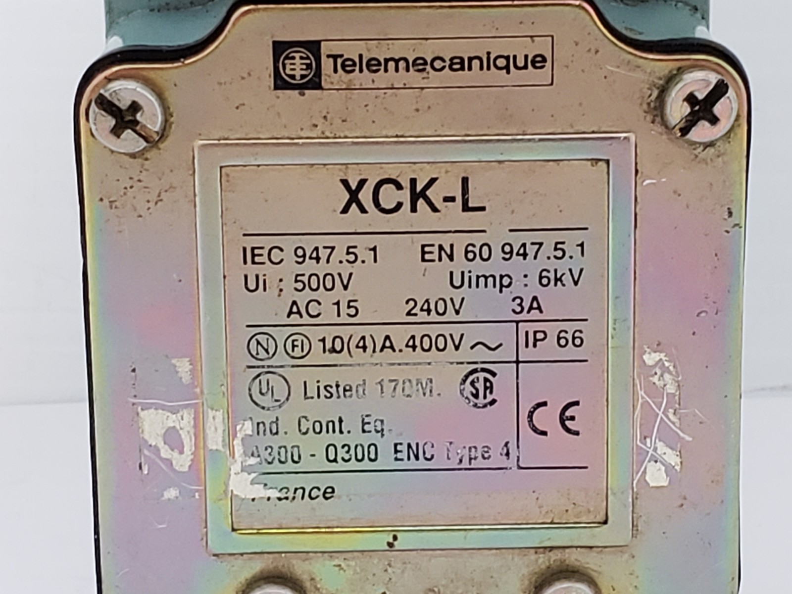 TELEMECANIQUE ZCK-L1H7 LIMIT SWITCH BODY