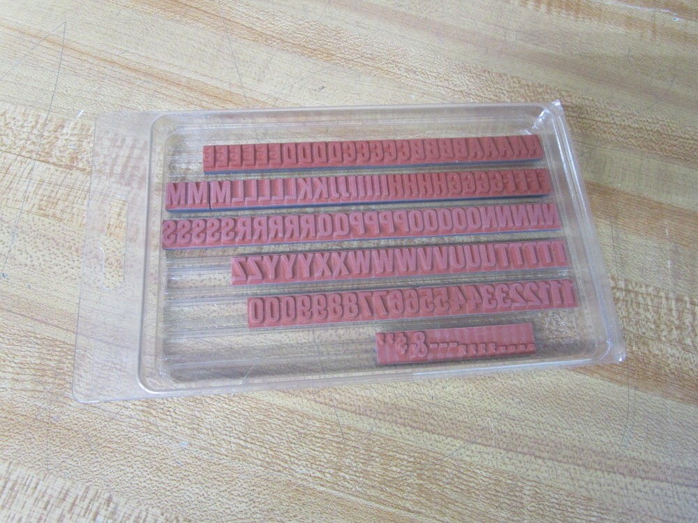Generic TU74 5/16″ Letter And Number Set (Pack of 3)
