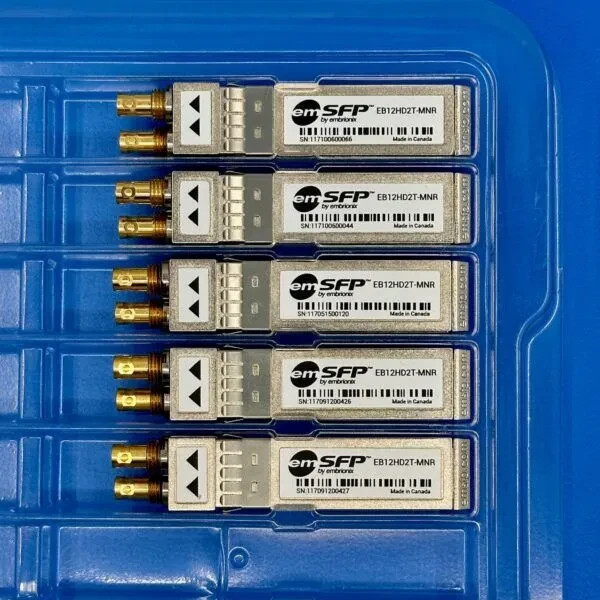 Embrionix EB12HD2T-MNR compact dual SDI SFP transmitter module