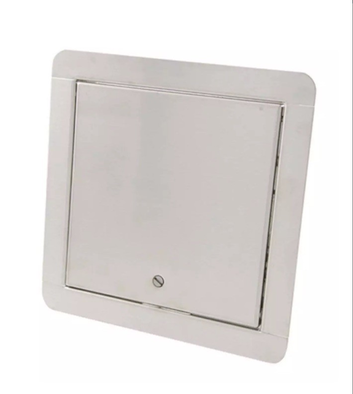 PROFLO PF1212AD 12 in. x 12 in. Prime coated Metal Universal Access Door, Almond