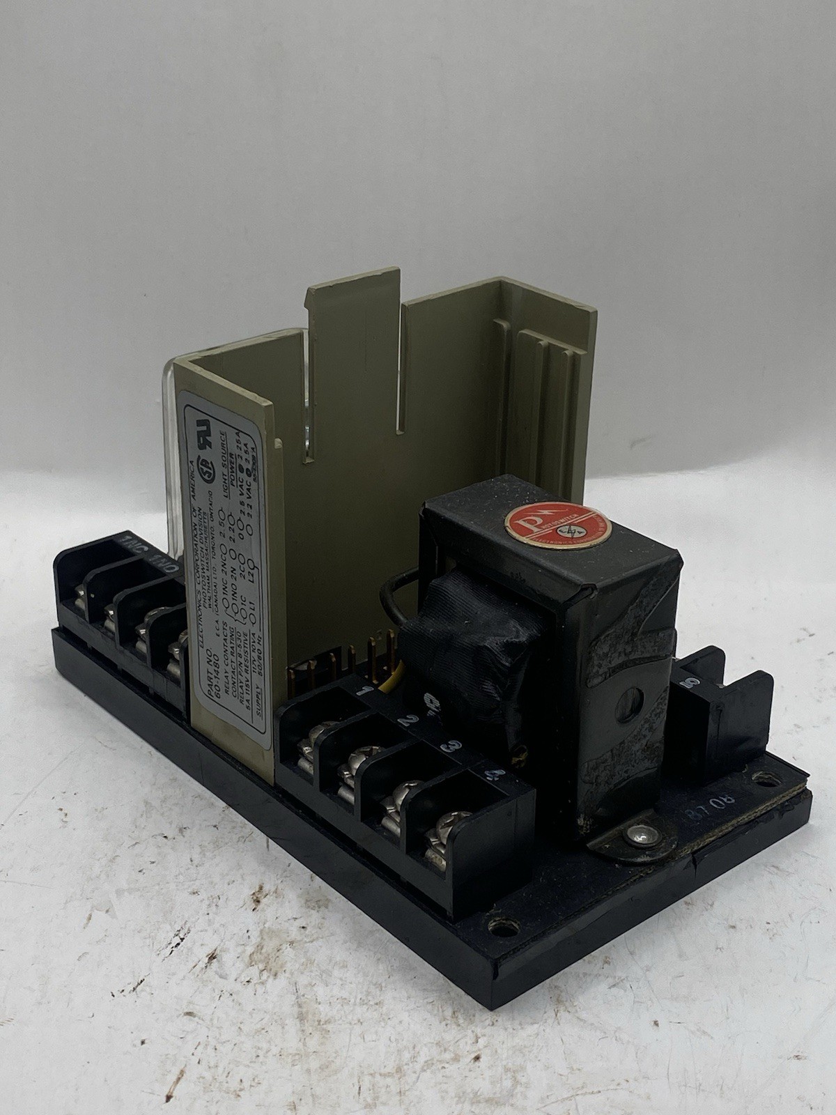 ELECTRONICS CORP CONTROL BASE 60-1480 With Relay