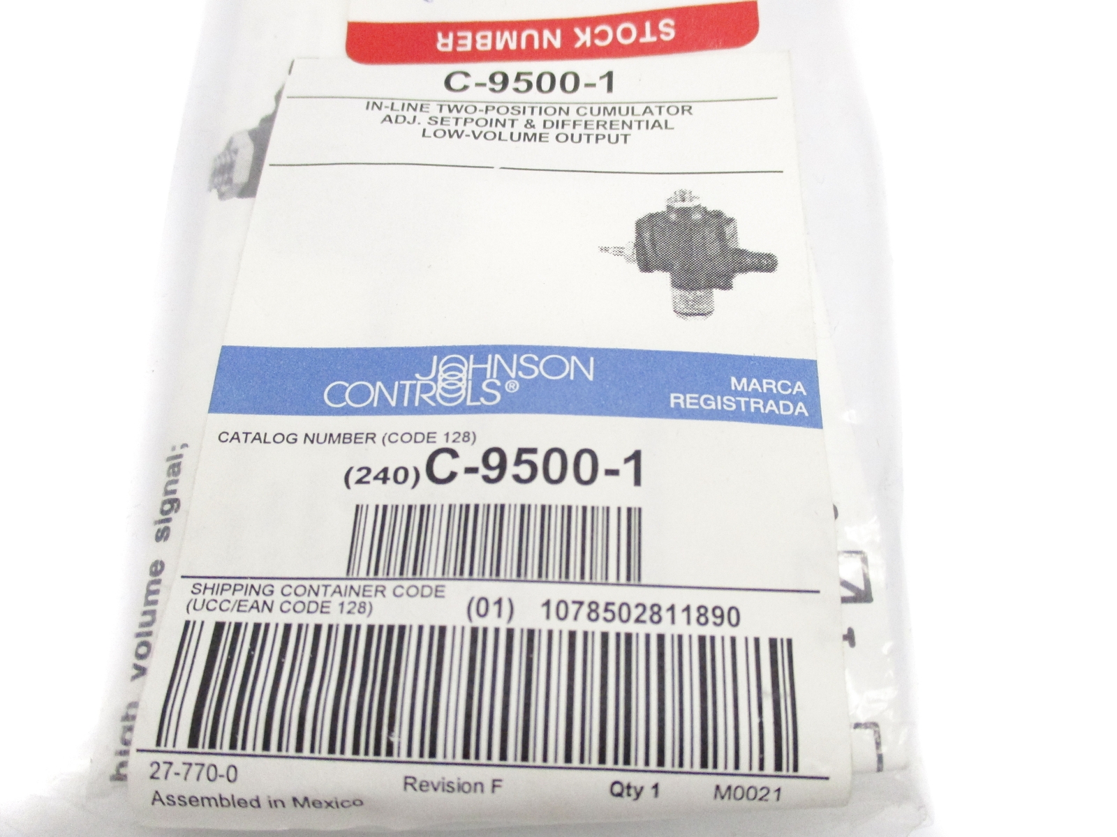 JOHNSON CONTROLS C-9500-1 NSMP
