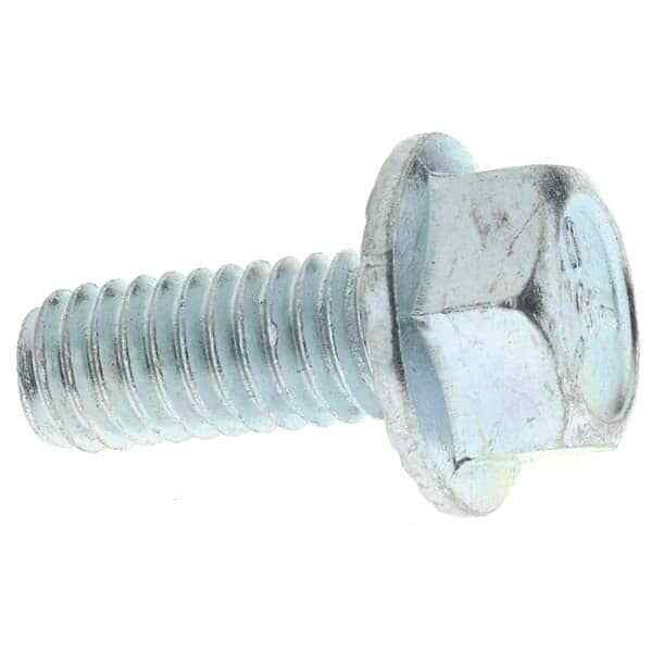 50 Pack Serrated Flange Bolts: 5/16-18 UNC, 3/4″ Under Head, Fully Threaded