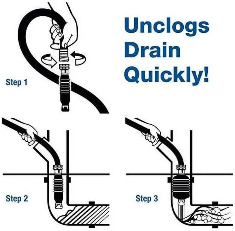 H34 Unclogs Sewer Lines, Main, and outside Deck Drains, 3 to 4 Inch