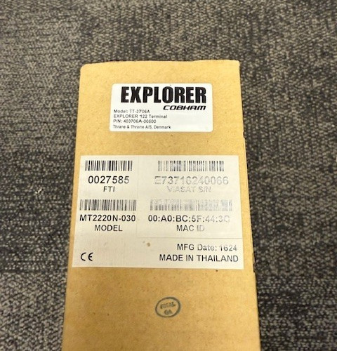 Cobham EXPLORER 122 Mobile Satellite Terminal for Ligado & Viasat Skyterra 1 Sat