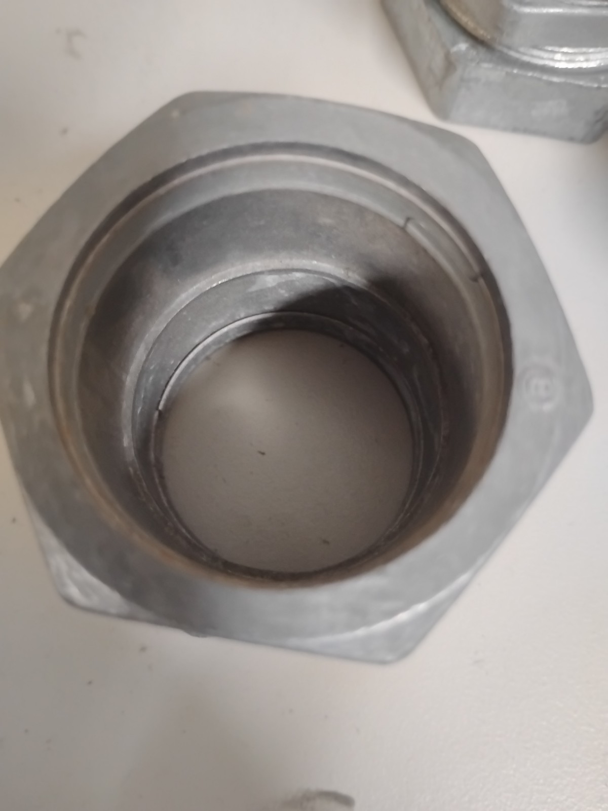 Lot Of 4 1′ EMT Zinc Die Cast Compression Coupling. New