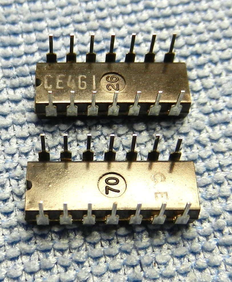 RCA CD4023AE CMOS Integrated Circuits (Quantity 2)