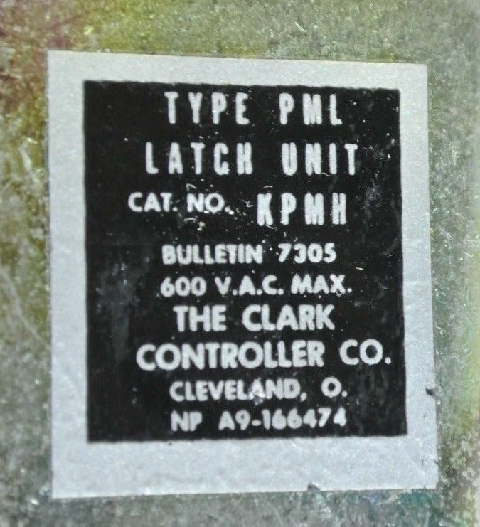 SYLVANIA / JOSLYN CLARK KPMH-12 LATCH MECHANISM for PM RELAY LINE NEW SURPLUS