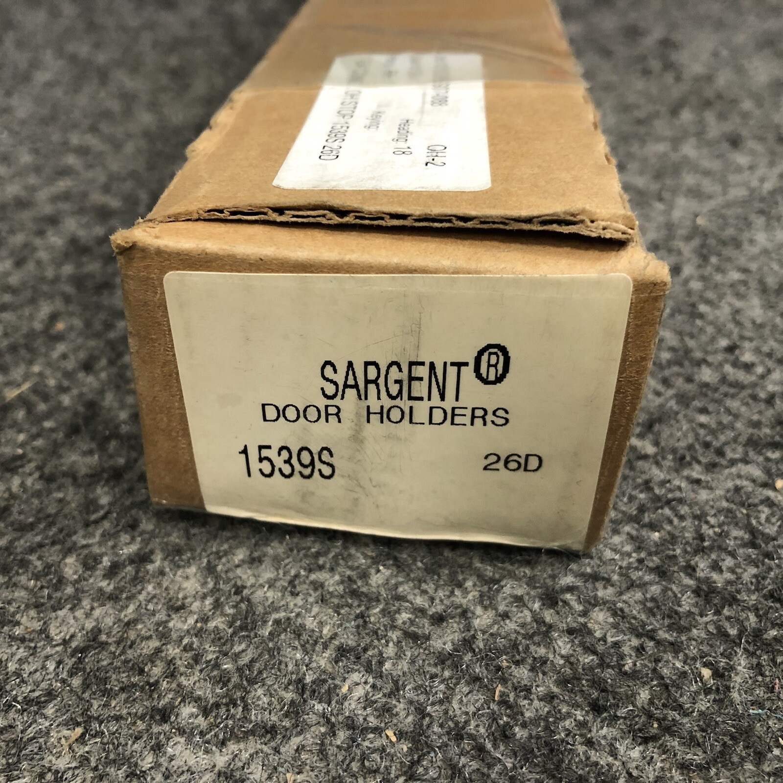 Sargent 1539S 26D Satin Chrome Overhead Concealed Door Holder Stop