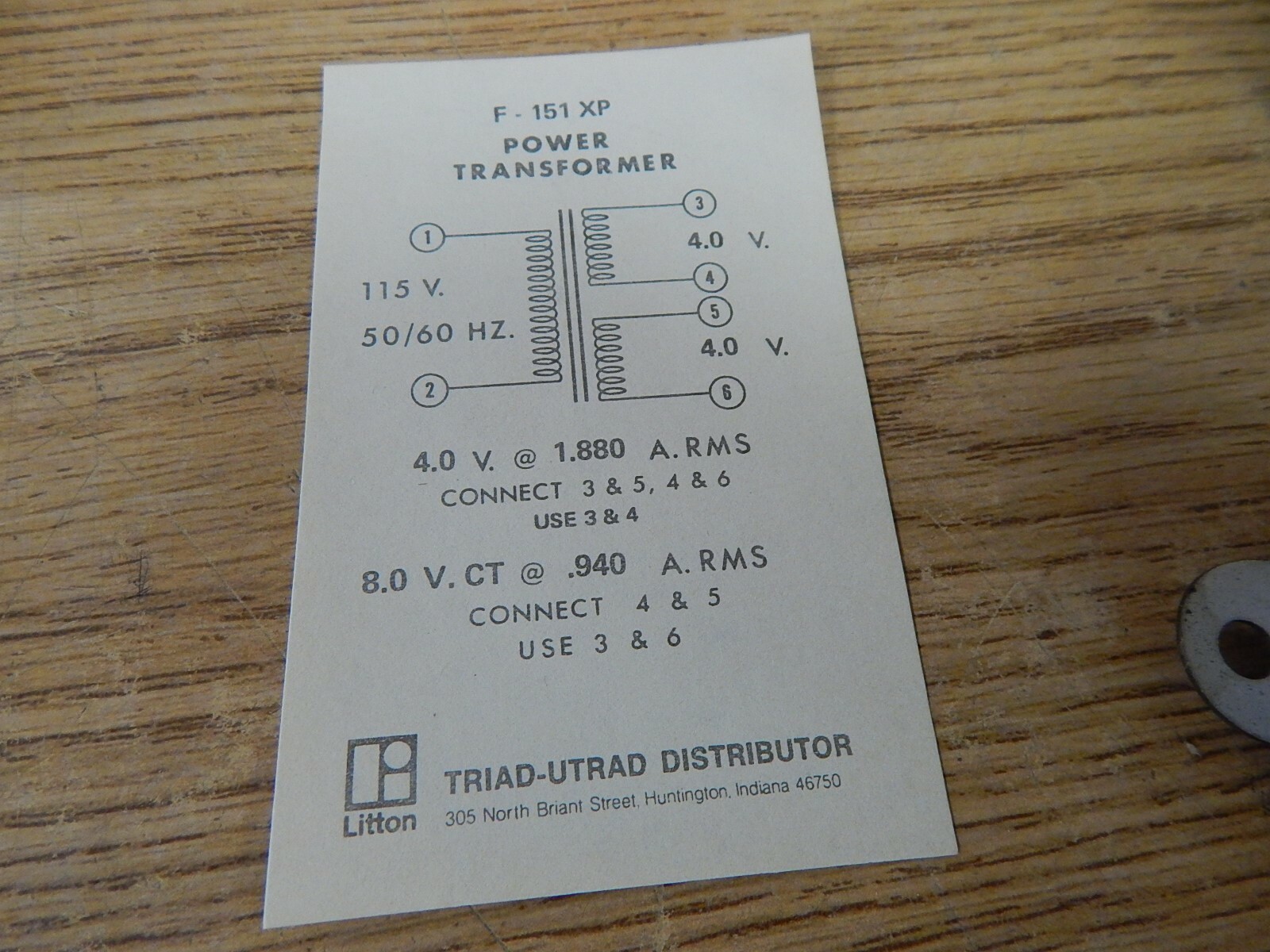 NEW Triad F-151XP Power Transformer 115V *FREE SHIPPING*