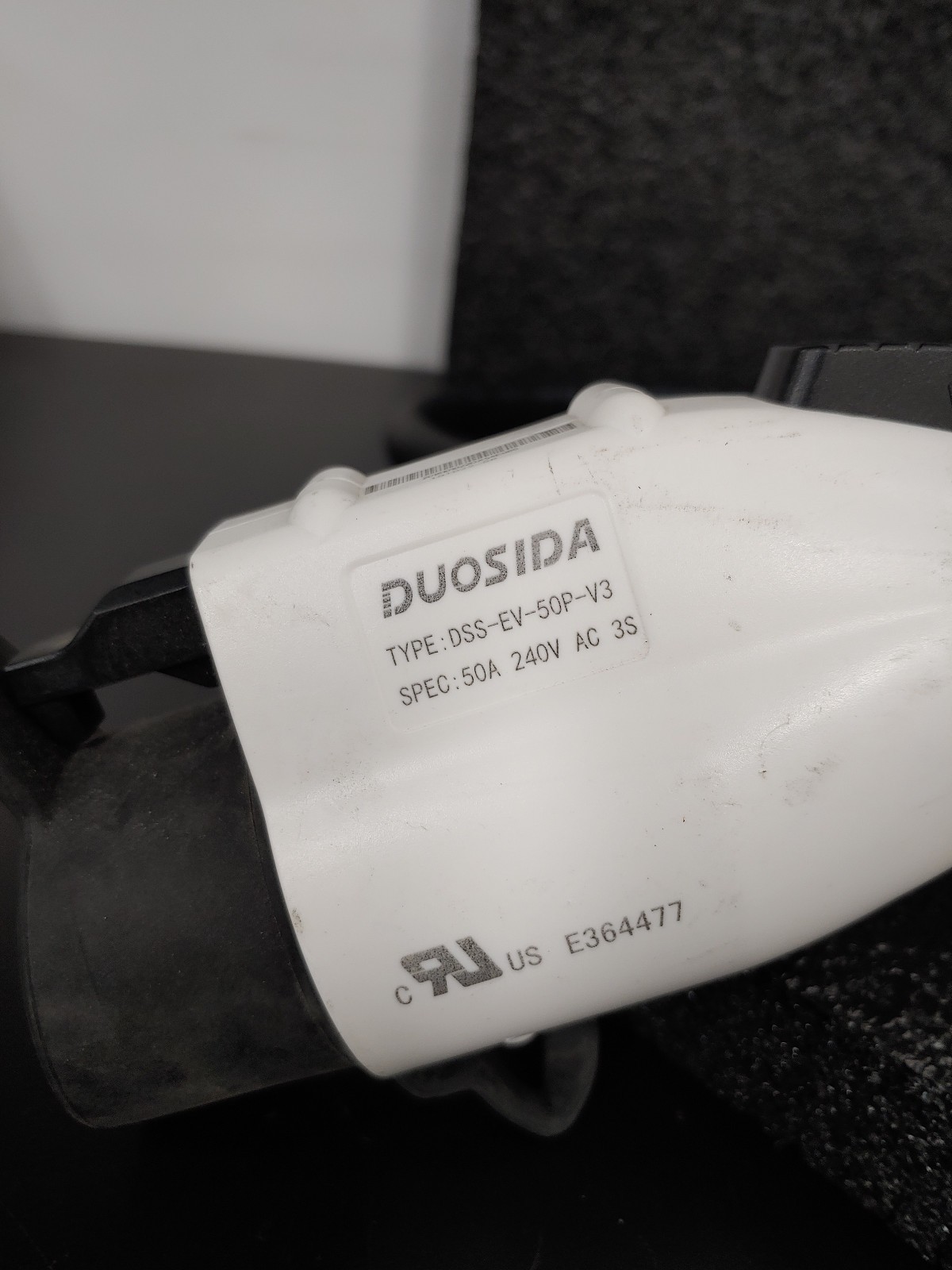 DUOSIDA DSS-EV-50P-V3 EV Charger with DSS-EV-50S-V3 Inlet and Adapter Box J1772
